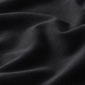 GOTS Katoenjersey | Tula – zwart, 