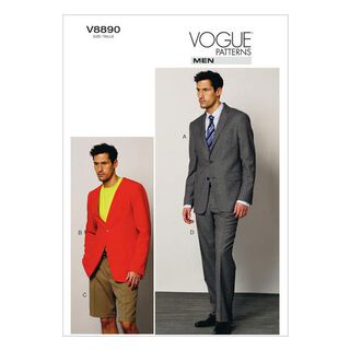 Pak: Jas|shorts|broek, Vogue 8890 | 44 - 56, 