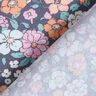 GOTS Katoenpopeline Bloemenweide | Poppy Fabrics – leigrijs,  thumbnail number 4
