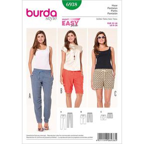 Joggingbroek / bermuda's / shorts, Burda 6938, 
