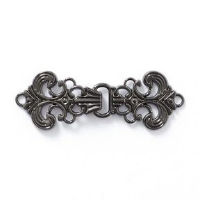 Metalen sluiting – anthraciet, 
