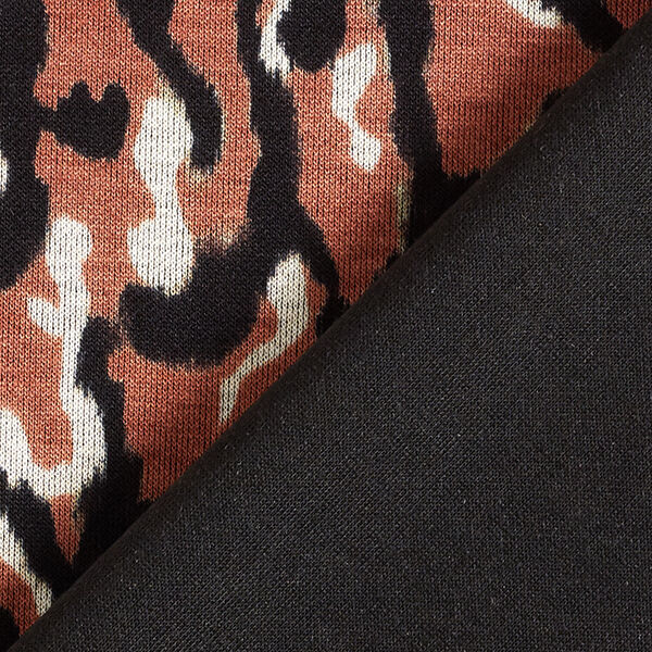 Romaniet jersey abstract luipaardpatroon – koper,  image number 4