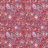 French Terry sommersweat Paisley-bloemen Digitaal printen – roodbruin,  thumbnail number 1