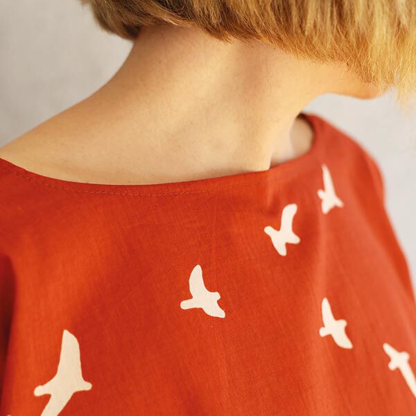 FRAU AIKO - korte blouse met zakken, Studio Schnittreif  | XXS -  L,  image number 5