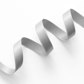 Satijnband recycling  – donkergrijs, 
