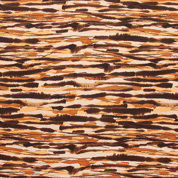 Viscosejersey tie-dye print – beige/bruin, image number 1