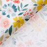 Gecoate katoen fijne bloemen – wit/rood,  thumbnail number 5
