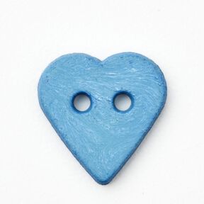 Hartknoop [Ø 15 mm] – stralend blauw, 