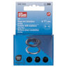Oogjes met sluitringen [20 stuks | Ø 11 mm] | Prym – marineblauw/zilver metallic,  thumbnail number 1