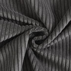 Bekledingsstof zacht corduroy – anthraciet, 