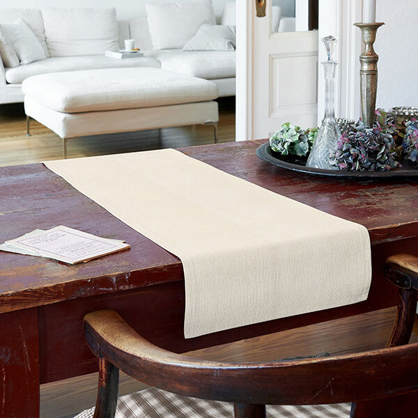 Decostof Jute Effen 150 cm – ivoor,  image number 7