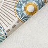 Decostof half panama Cirkels – blauw,  thumbnail number 4