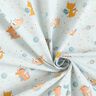 Katoenpopeline Draken in het heelal – babyblauw,  thumbnail number 3