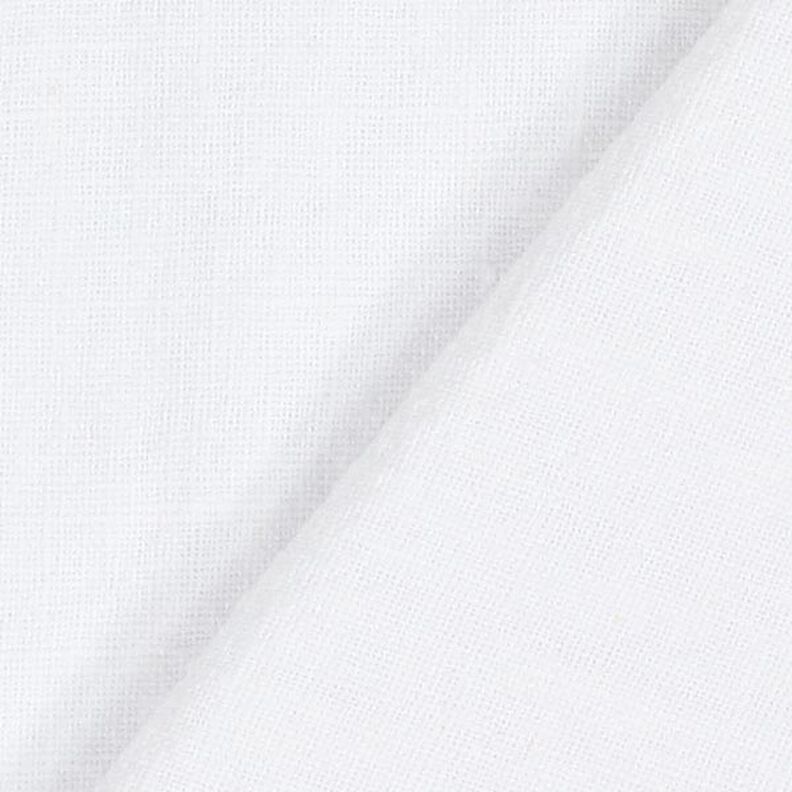 Ramie Linnen stof stone washed, zware kwaliteit – wit,  image number 3
