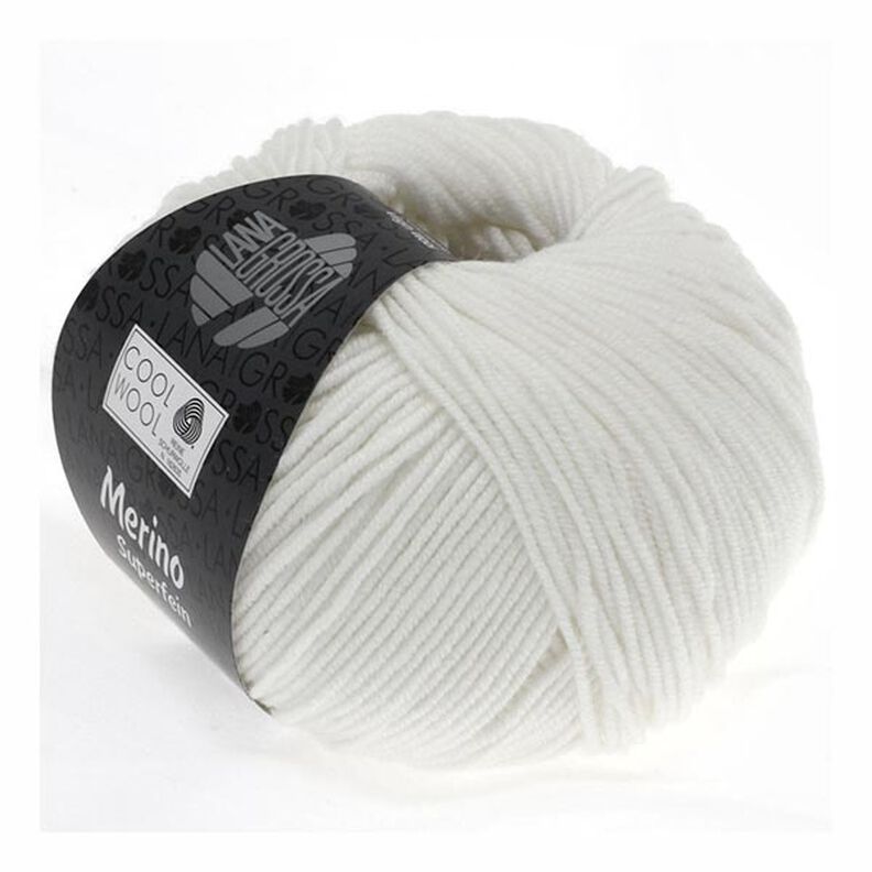 Cool Wool Uni, 50g | Lana Grossa – wit,  image number 1