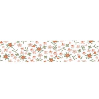 Biasband kleine bloemen [20 mm] – roze, 
