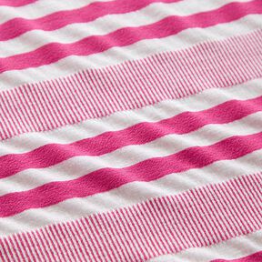 Viscosejersey gecrasht – wit/pink, 