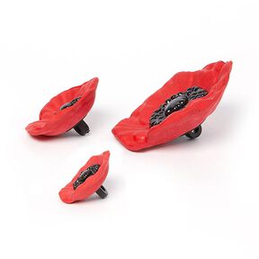 Sierknoop Papaver - rood, 