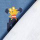 Katoenjersey fitness dieren | PETIT CITRON – staalblauw,  thumbnail number 7