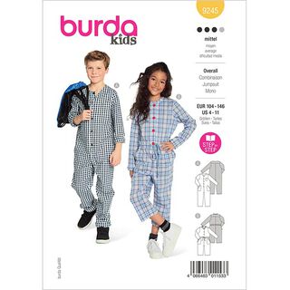Overall  | Burda 9245 | 104-146, 