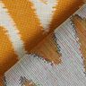 Outdoorstof jacquard Ikat patroon – mosterd,  thumbnail number 4