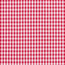 Katoenen stof Vichy ruit 0,5 cm – rood/wit,  thumbnail number 1
