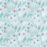 Katoenpopeline Paisley bloemendroom Digitaal printen – ijsblauw,  thumbnail number 1