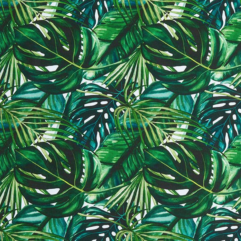 Decostof Half panama Palmbladeren – groen, image number 1