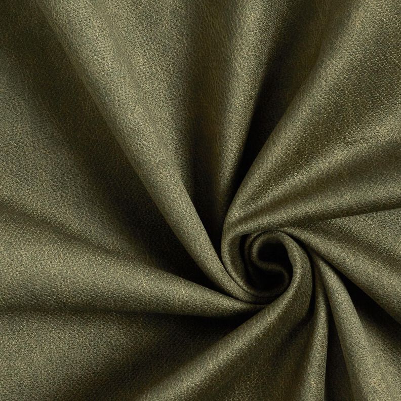 Bekledingsstof Fluweellook – donkergrenen,  image number 1