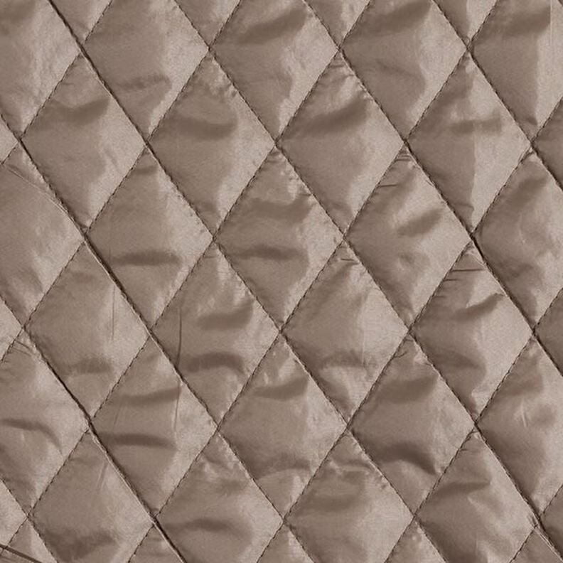 Gewatteerde voering Rhombus – taupe,  image number 1