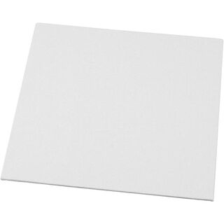 Canvas-karton [Afmeting: 20cm x 20cm] – wit, 
