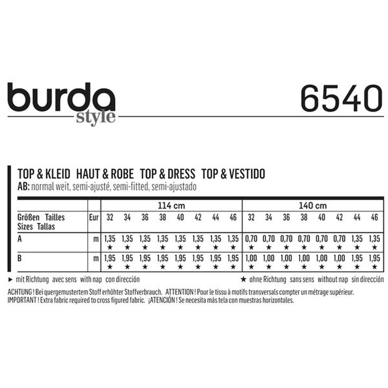 top / jurk, Burda 6540,  image number 5