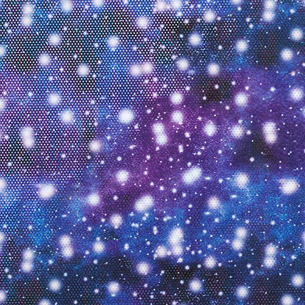 Foliejersey glinsterend universum – lila,  image number 1