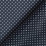 Voeringstof polkadots – marineblauw/wit,  thumbnail number 4