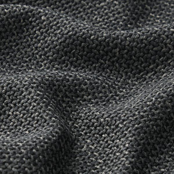 Bekledingsstof Grove keperbinding Bjorn – anthraciet,  image number 2