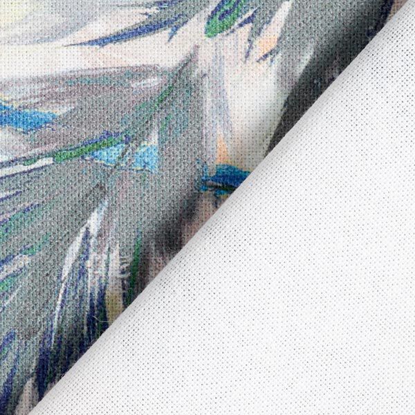 Decostof half panama Takken – blauw/beige, image number 6