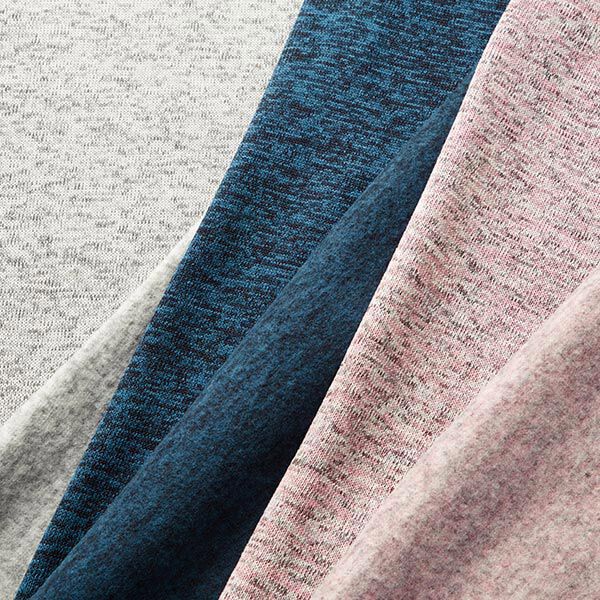Fleece gebreid – roze/grijs, image number 4