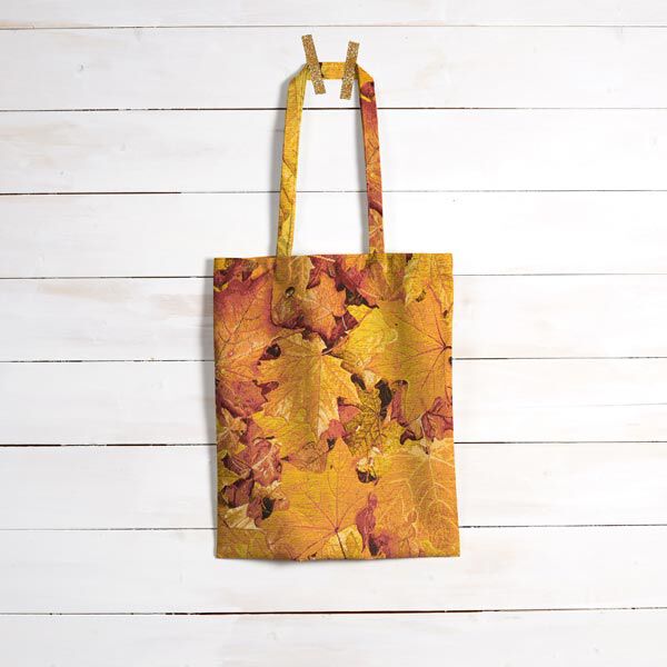Decostof gobelin Herfstbladeren – oranje/roodbruin, image number 5
