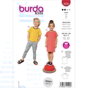 Jurk / Shirt | Burda 9229 | 104-146, 