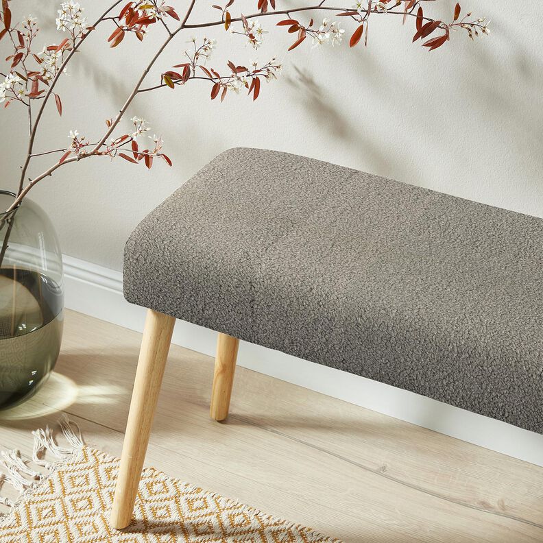 Bekledingsstof Schapenvacht look – taupe,  image number 7