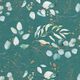 Katoenpopeline Digitaal printen Eucalyptus – petroleum,  thumbnail number 5