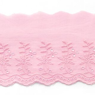 Feston kanten band bloemen [ 9 cm ] – lichtroze, 