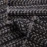 Mantelstof scheerwolmix Lurex melange – anthraciet,  thumbnail number 3