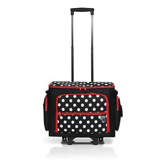Naaimachine trolley stippen [ Afmetingen: 44  x 22  x 36  cm ] | Prym – zwart/wit, 