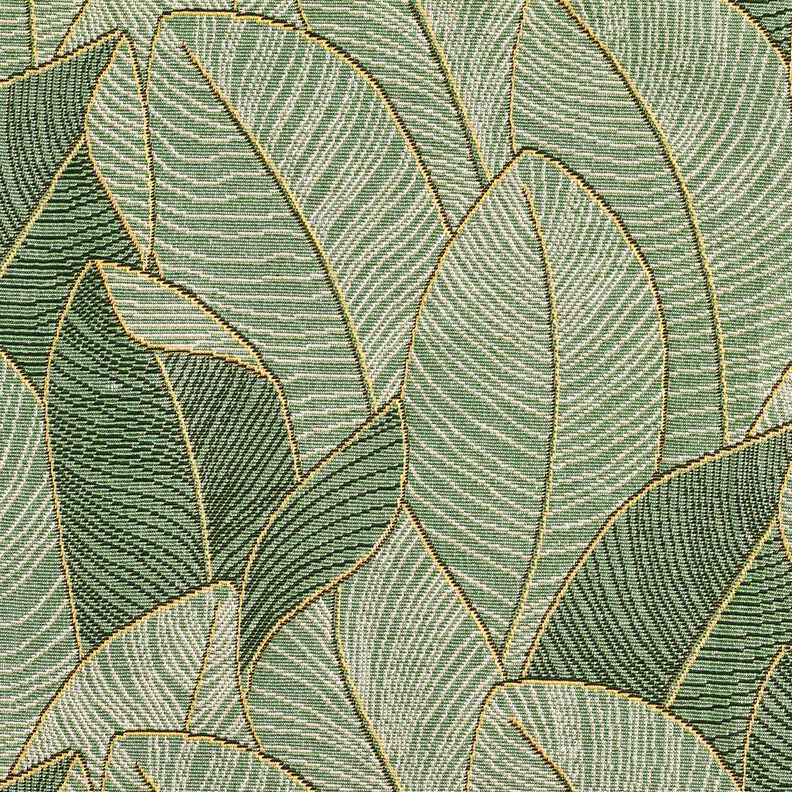 Decostof Gobelin Zee van bladeren – lichtgroen/zwart,  image number 6