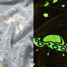Gezellige fleece Glow in the dark universum – nachtblauw/creme,  thumbnail number 3
