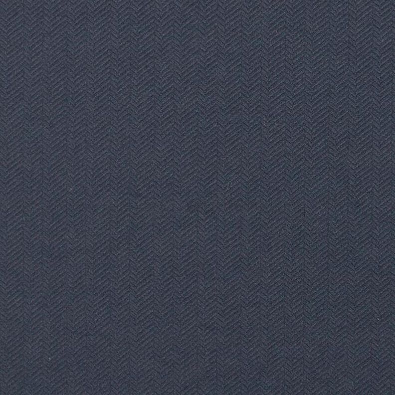 Stretchstof structuur visgraat – nachtblauw,  image number 1