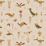 Katoenpopeline Vogels op de weide – natuur,  thumbnail number 1