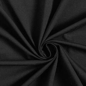 Katoenjersey medium effen – zwart, 
