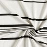 Gebreide jacquard onregelmatige strepen – ecru/zwart,  thumbnail number 4